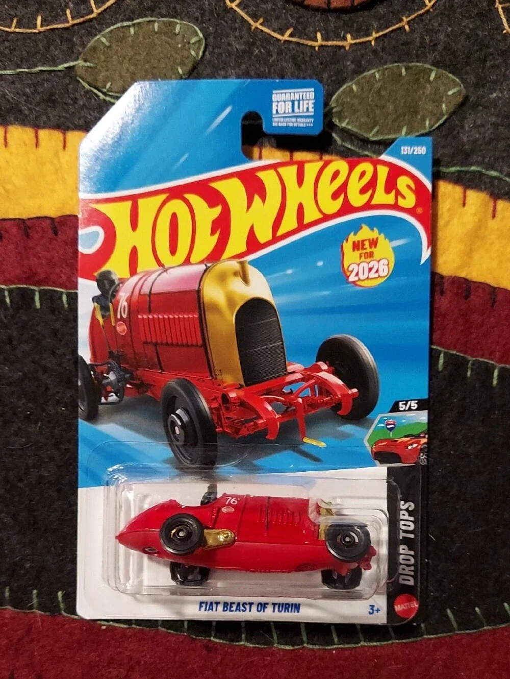 Hot Wheels authentic fiat